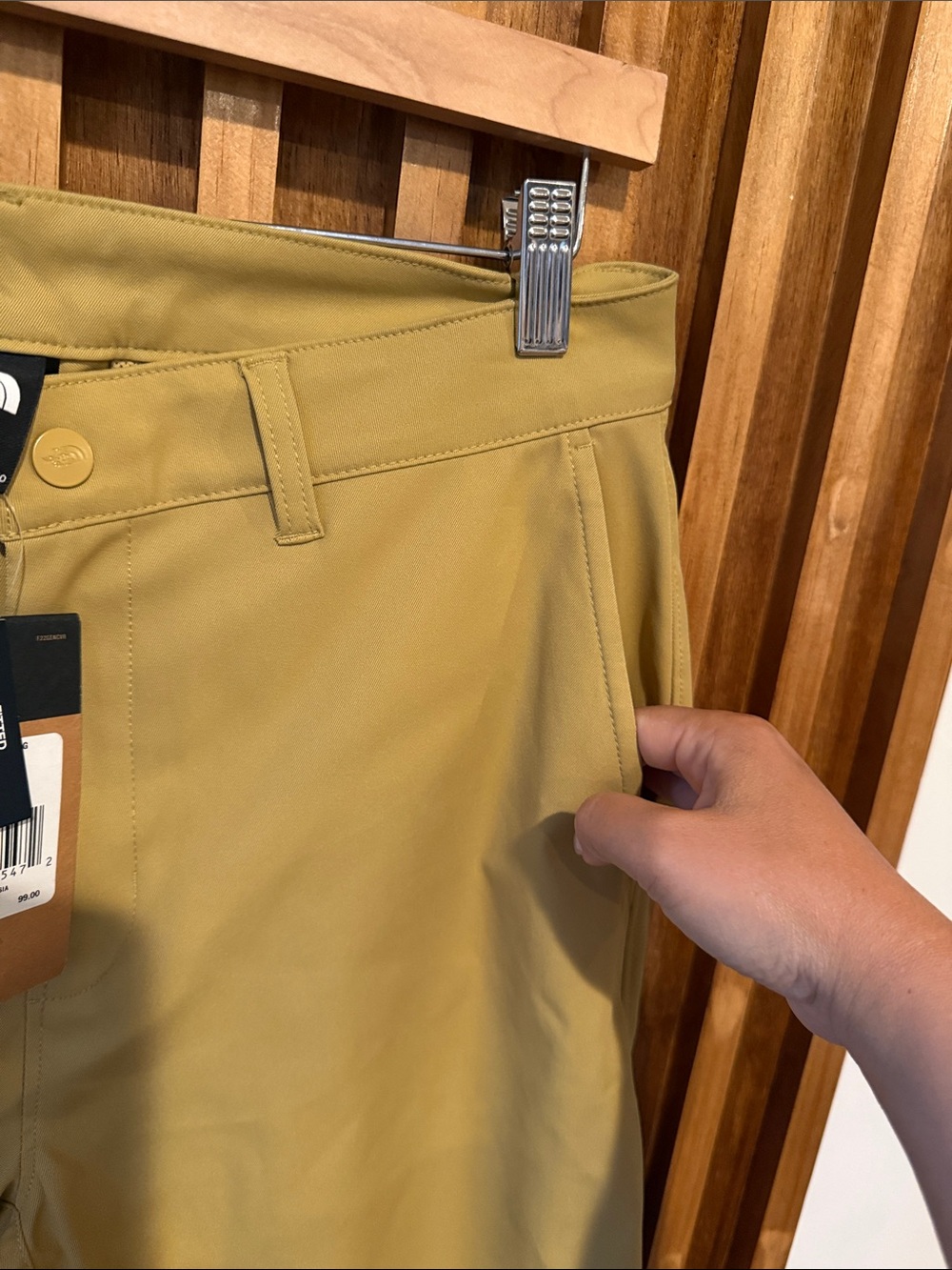 The North Face Women 10 Standard Tapered Antelope Tan Pants. NWT - Picture 4 of 5